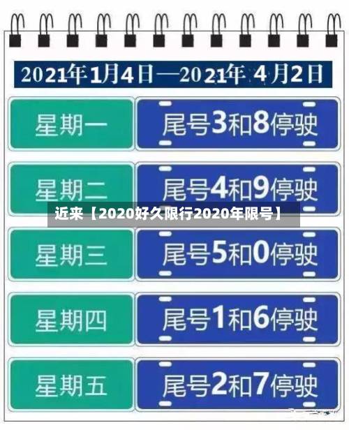 近来【2020好久限行2020年限号】-第1张图片