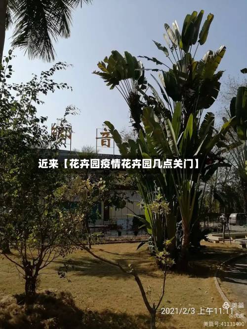 近来【花卉园疫情花卉园几点关门】-第1张图片