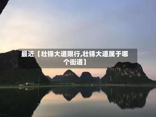 最近【壮锦大道限行,壮锦大道属于哪个街道】-第1张图片
