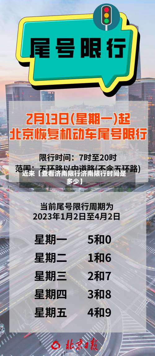 近来【查看济南限行济南限行时间是多少】
