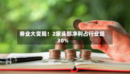 券业大变局!2家头部净利占行业超30%-第3张图片