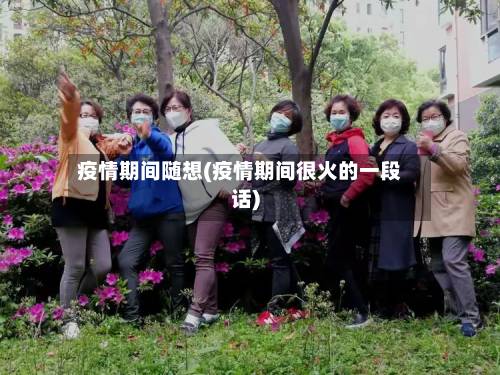疫情期间随想(疫情期间很火的一段话)-第2张图片