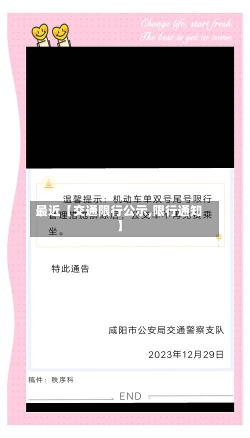 最近【交通限行公示,限行通知】