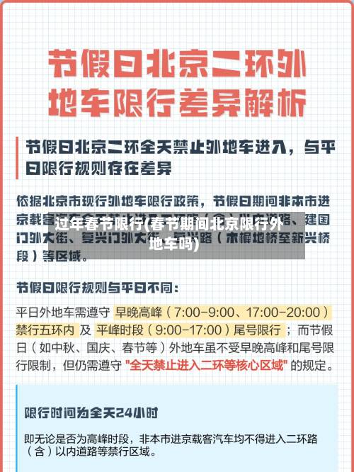 过年春节限行(春节期间北京限行外地车吗)