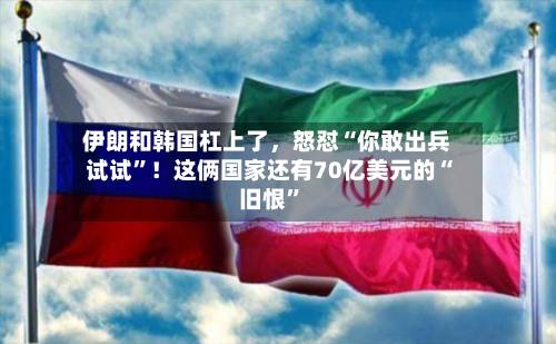 伊朗和韩国杠上了，怒怼“你敢出兵试试”！这俩国家还有70亿美元的“旧恨”