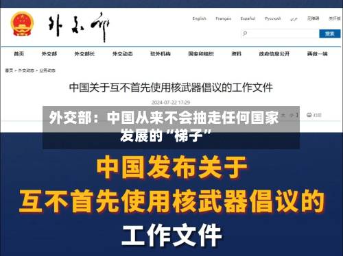 外交部：中国从来不会抽走任何国家发展的“梯子	”-第3张图片