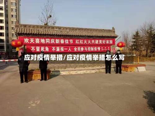应对疫情举措/应对疫情举措怎么写