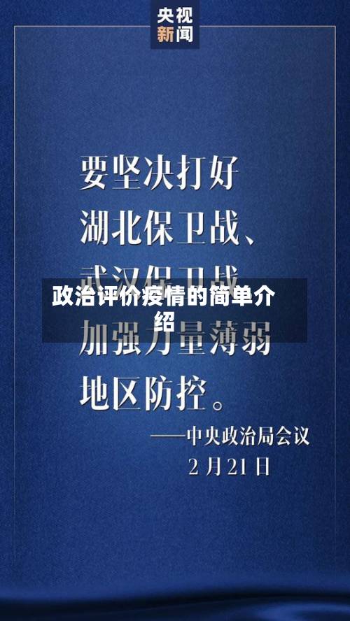 政治评价疫情的简单介绍-第2张图片