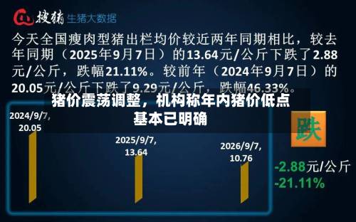 猪价震荡调整，机构称年内猪价低点基本已明确